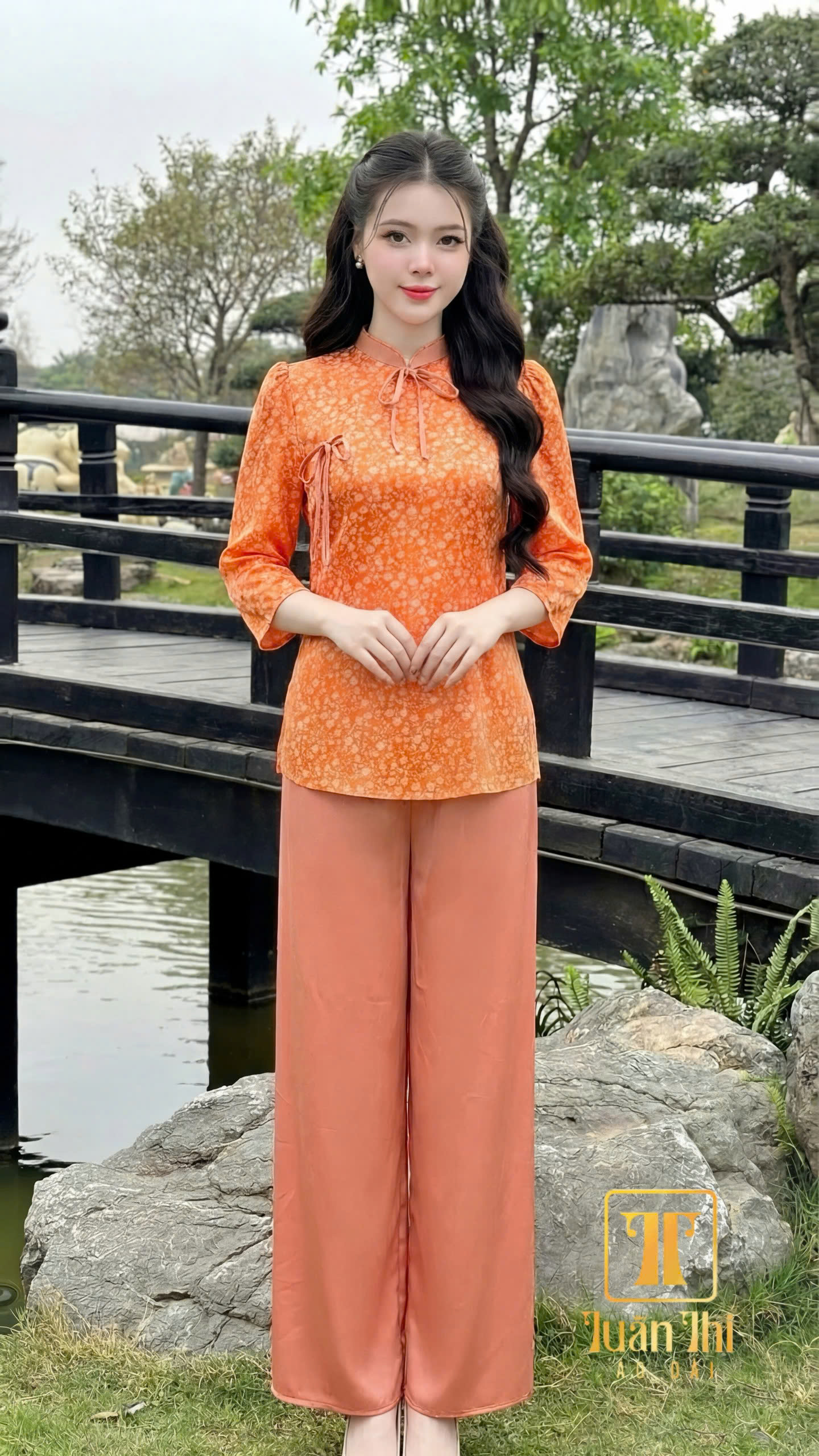 PP Cam hoa nhí nơ dây