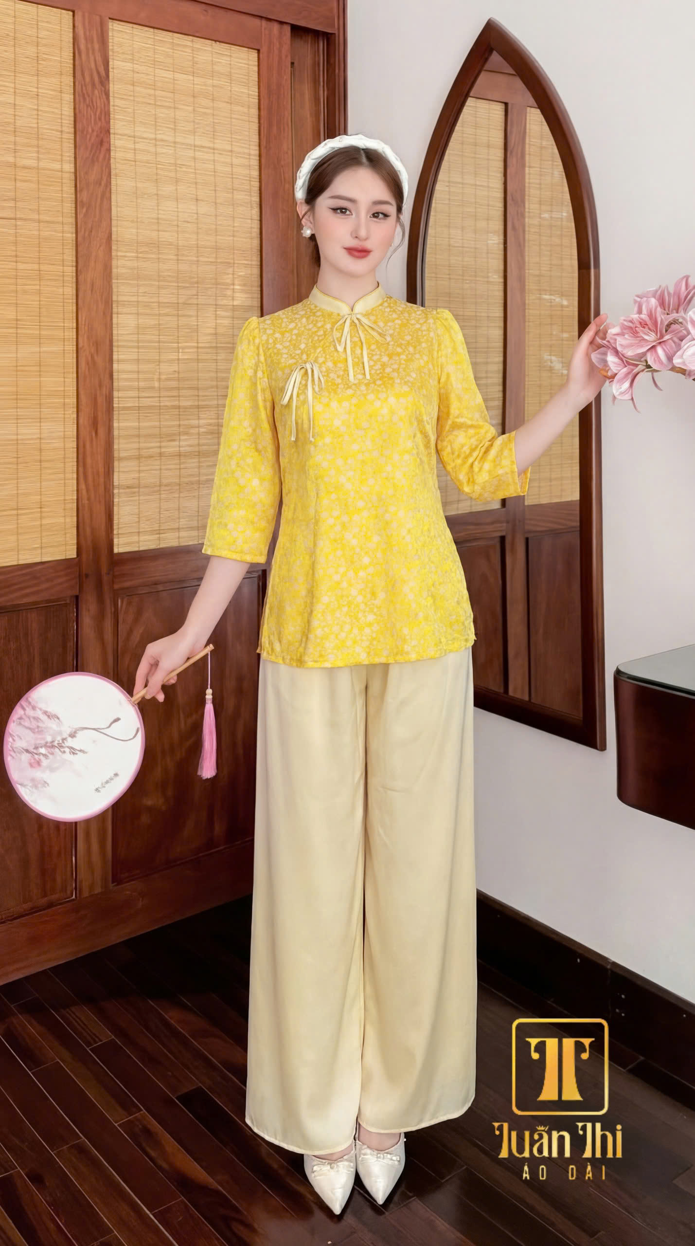 PP Vàng hoa nhí nơ dây
