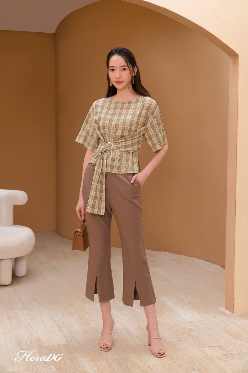 Áo kiểu thắt dây thân/SAKBA075-S/HERA08