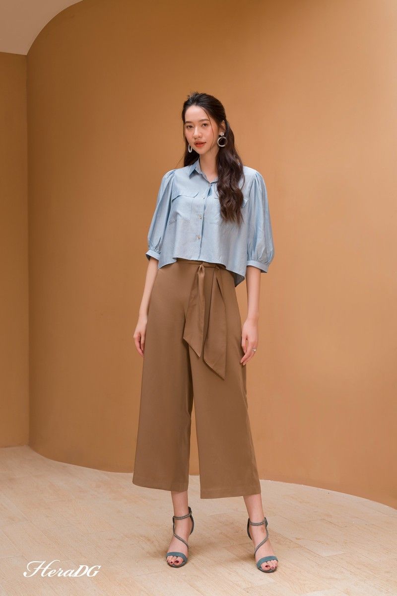 Áo cổ đức tay lỡ/SAKBA084/HERA08