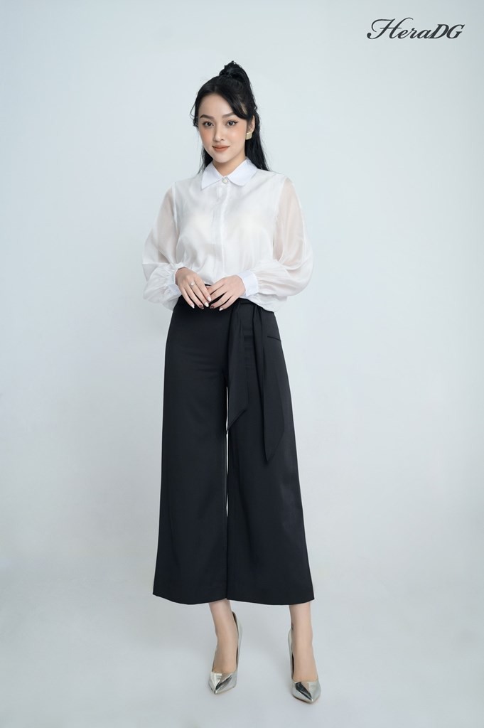 Quần suông buộc dây trước/SQDBA023/HERA08