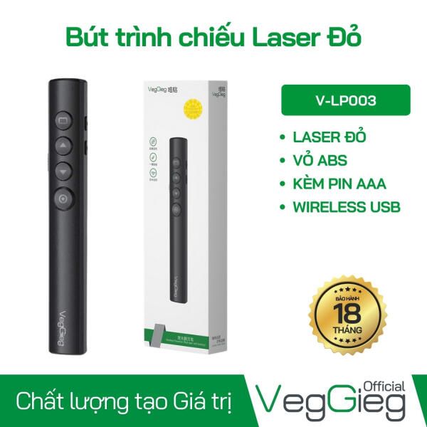 Bút trình chiếu Laser Red Kết nối cổng USB V-LP003 VegGieg