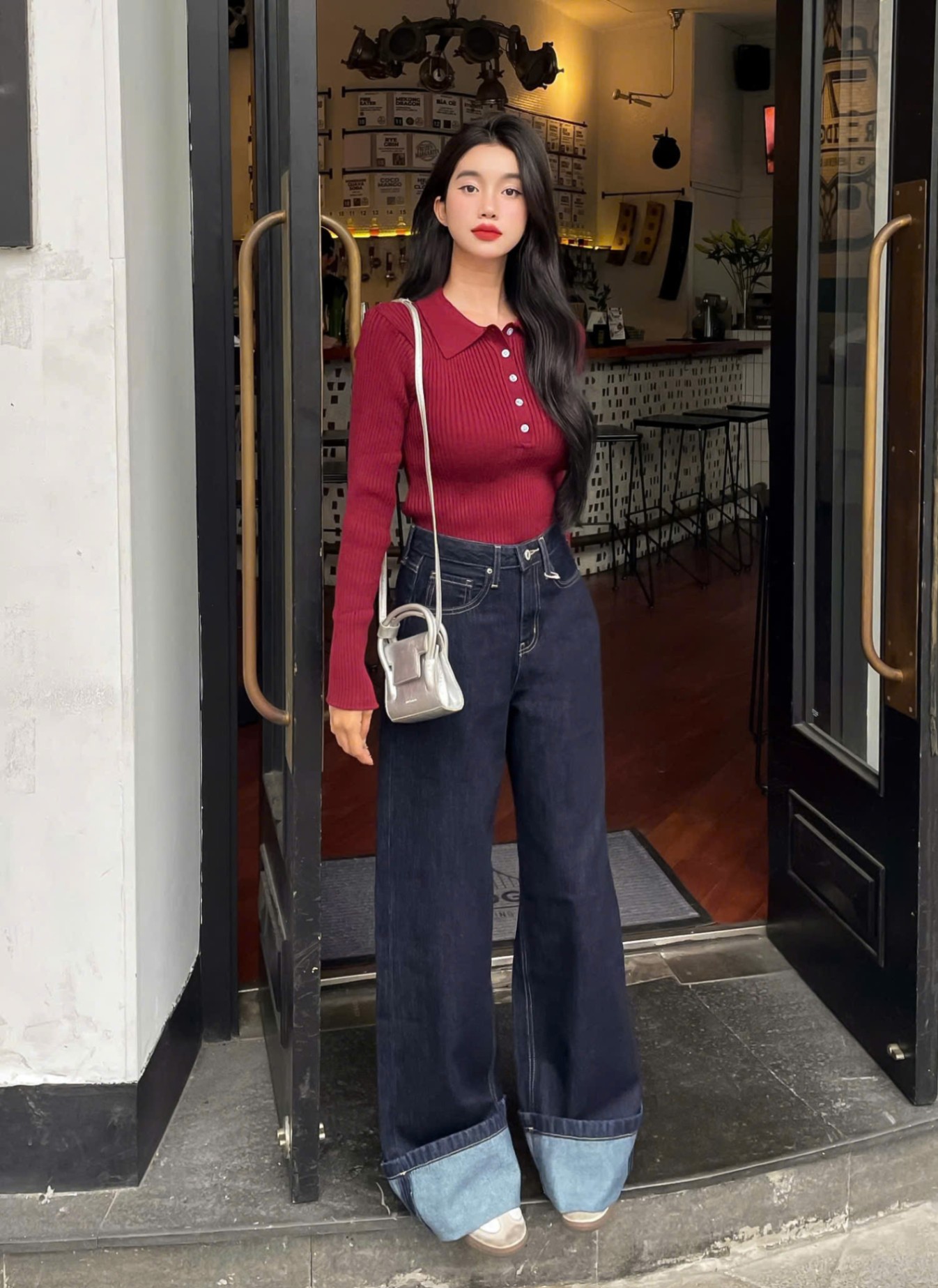 Quần suông săn lai to URATV 385