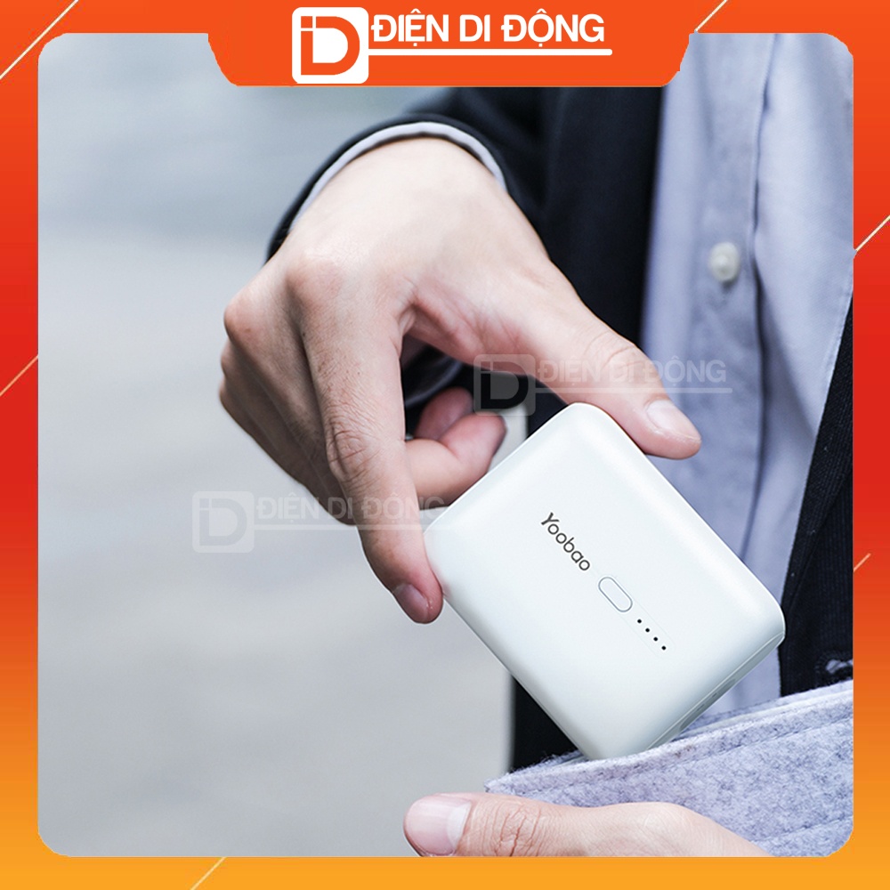 Sạc dự phòng mini Yoobao PD20 Mini 10.000mah Sạc nhanh 20W - 2 cổng input