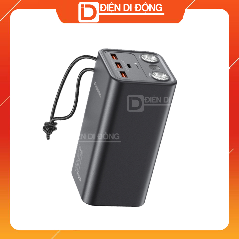 Pin sạc dự phòng dung lượng cao Yoobao H5 50000 mAh sạc nhanh PD20W SCP22.5W kèm đèn pin siêu sáng