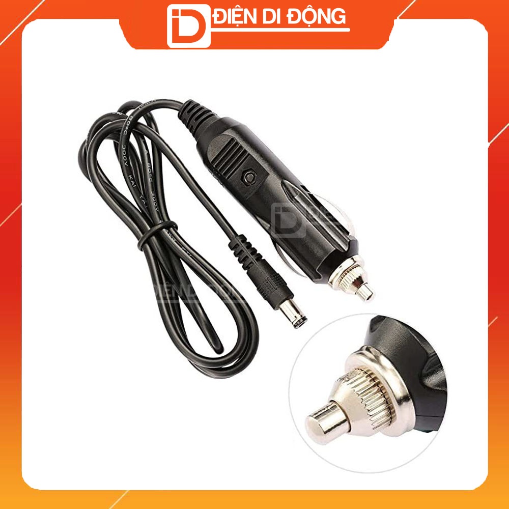 Cáp nối tẩu sạc ô tô 12V 24V ra jack DC 5mm - 1 mét