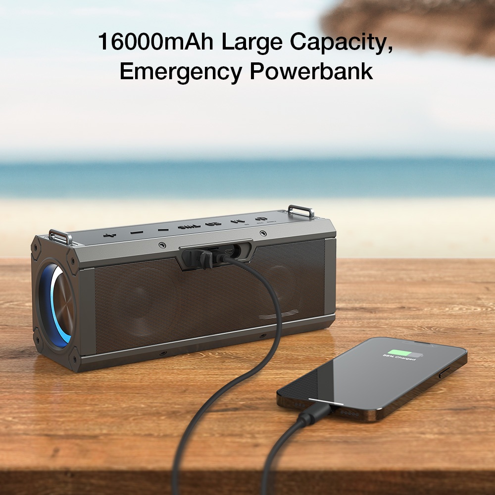 Loa Bluetooth Blitzwolf BW-WA3 Pro 120W 16000mAh LED RGB