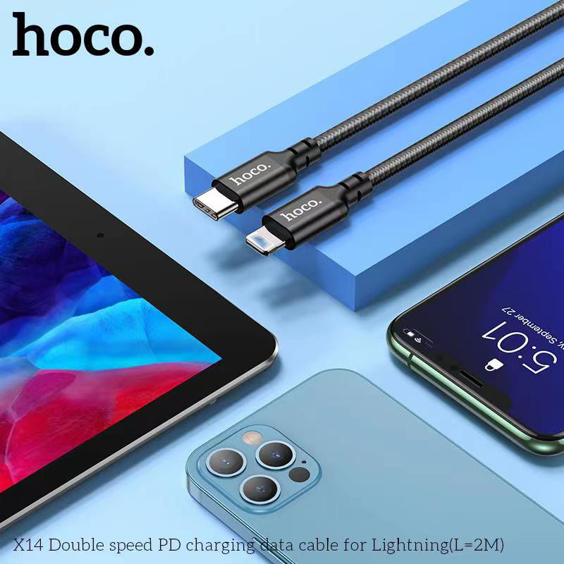 Cáp sạc Type C to Lightning cho iPhone Hoco X14