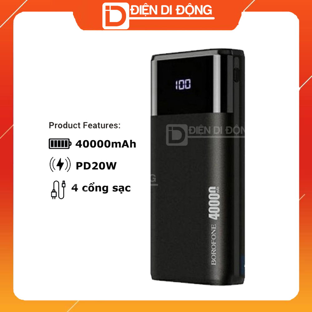 Sạc dự phòng Borofone DBT01 40000mAh