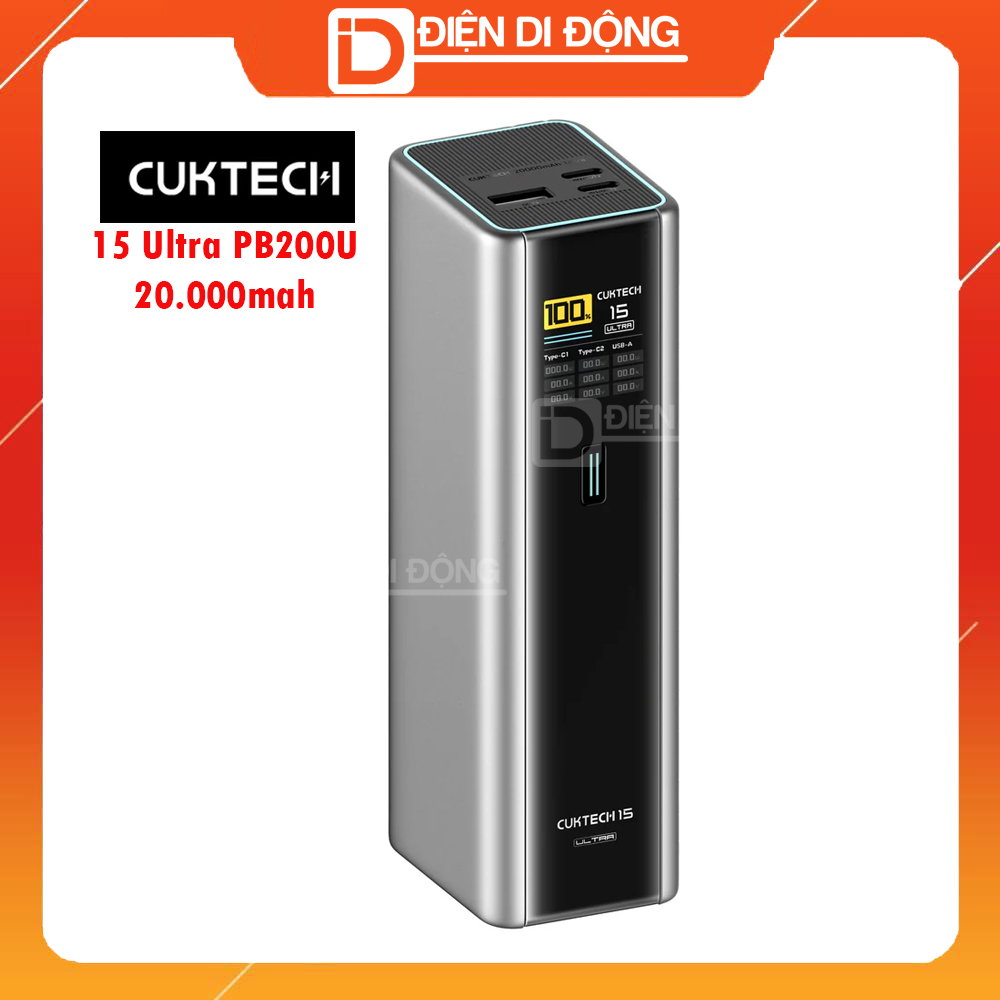 CUKTECH 15 Ultra 210W 20000mAh PB200U