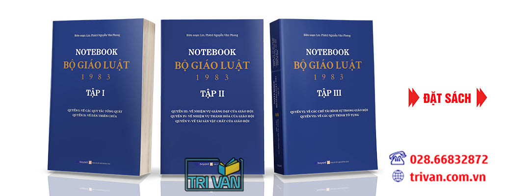 notebook Bộ Giáo Luật 1983 (Bộ 3 tập)