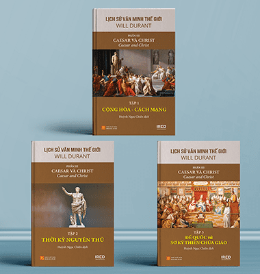 Bộ sách “LỊCH SỬ VĂN MINH THẾ GIỚI” - Phần III: Caesar và Christ ( 3 Tập)