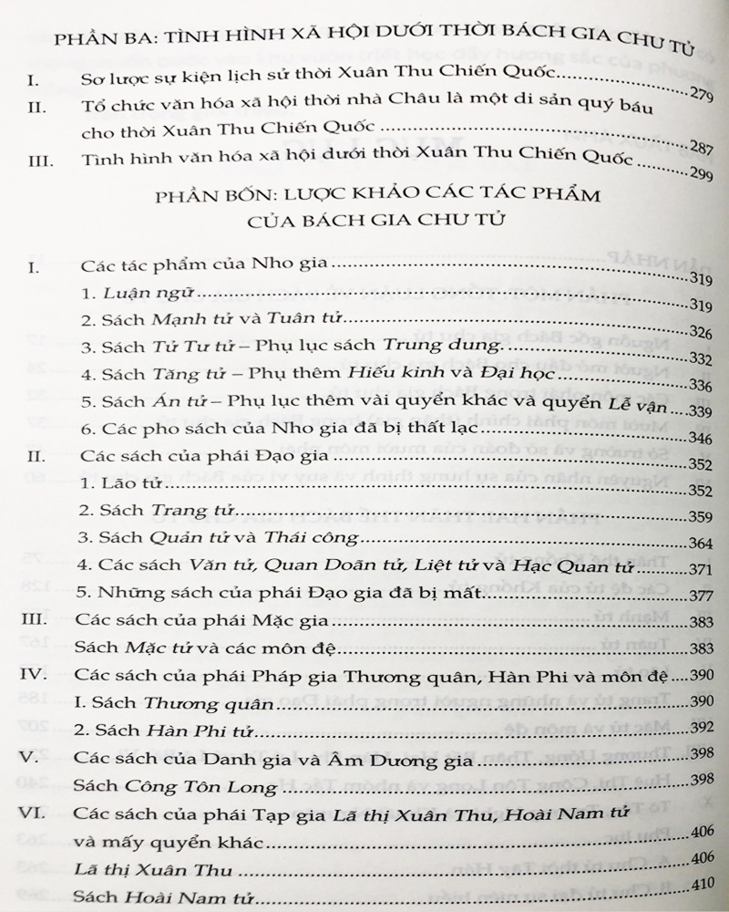 Bách Gia Chư Tử - Các Môn Phái Triết Học Dưới Thời Xuân Thu Chiến Quốc