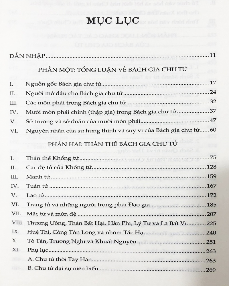 Bách Gia Chư Tử - Các Môn Phái Triết Học Dưới Thời Xuân Thu Chiến Quốc