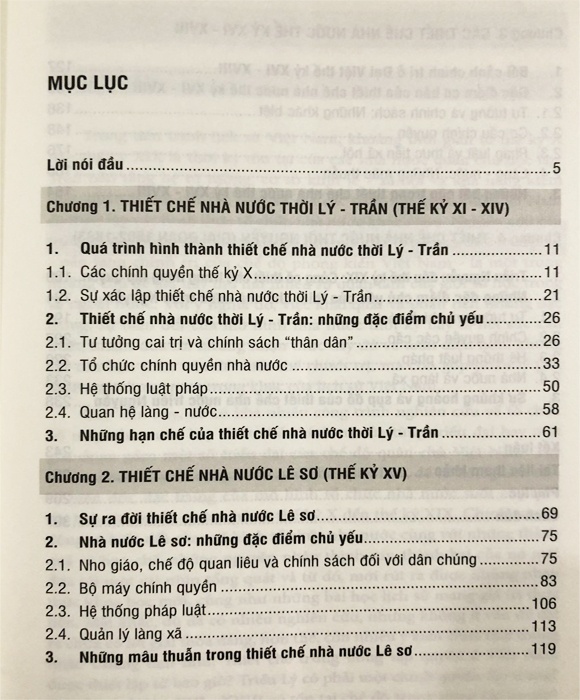 Mô Hình Tổ Chức Nhà Nước Ở Việt Nam Thế Kỷ X - XIX