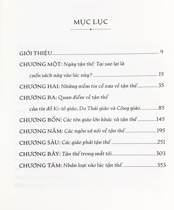 Ngày Tận Thế - Lời Tiên Tri Về Tương Lai Và Thế Giới