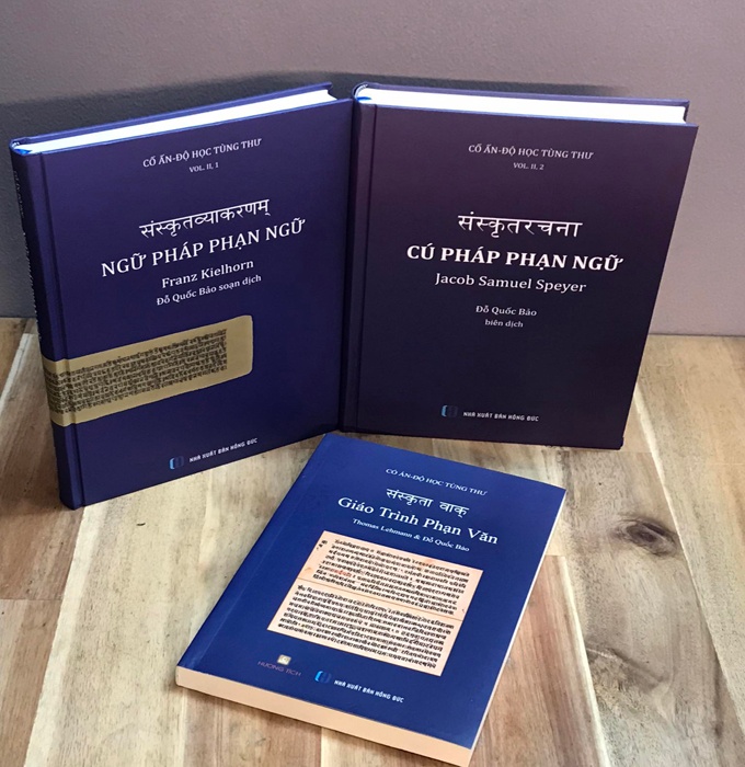 Combo Giáo Trình Phạn Văn, Ngữ Pháp và Cú Pháp Phạn Ngữ