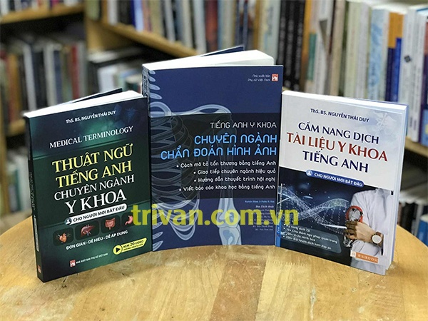 Combo sách Tiếng Anh chuyên ngành Y khoa (3 quyển)