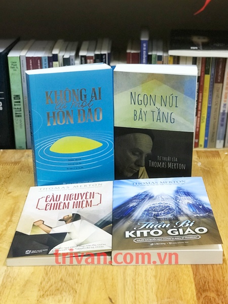 Combo sách của Lm Thomas Merton : Ngọn núi bảy tầng - Không ai là một hòn đảo - Cầu nguyện chiêm niệm - Thần bí Kitô giáo