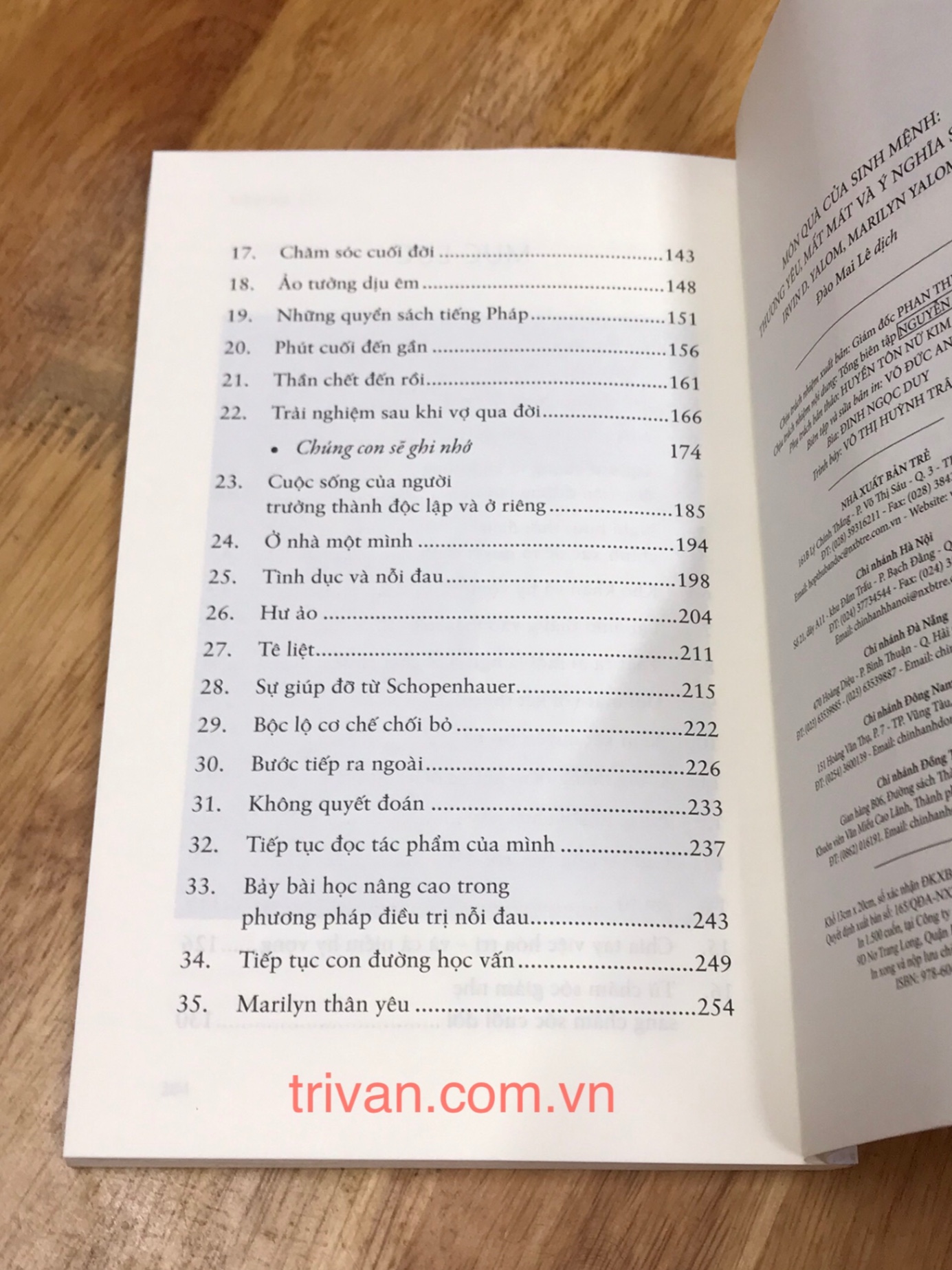 Món quà của sinh mệnh - Thương yêu, mất mát và ý nghĩa sự sống - Irvin D. Yalom - Marilyn Yalom