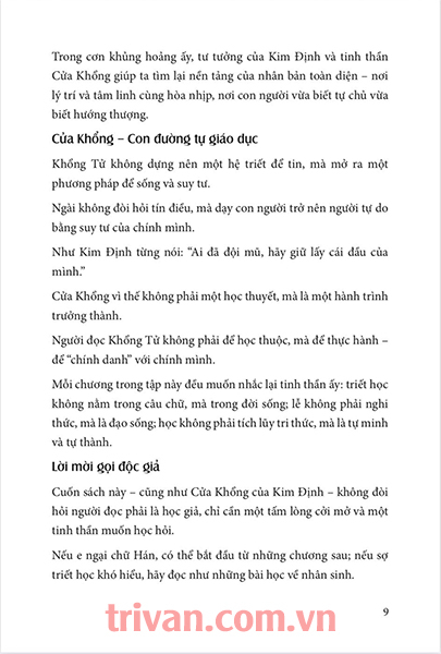 Bộ sách tìm hiểu tư tưởng Kim Định - Cửa Khổng