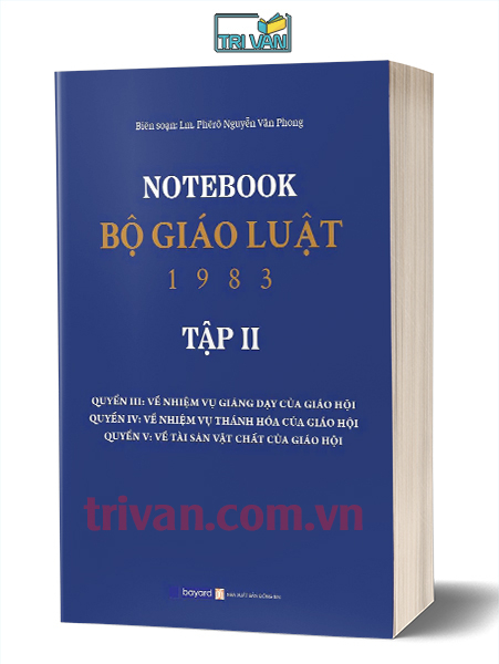 Notebook Bộ giáo luật 1983 - Tập 2