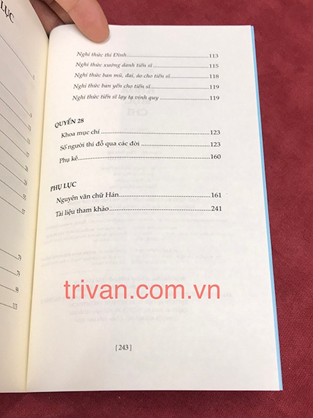Lịch triều hiến chương loại chí - Khoa mục chí - Phan Huy Chú