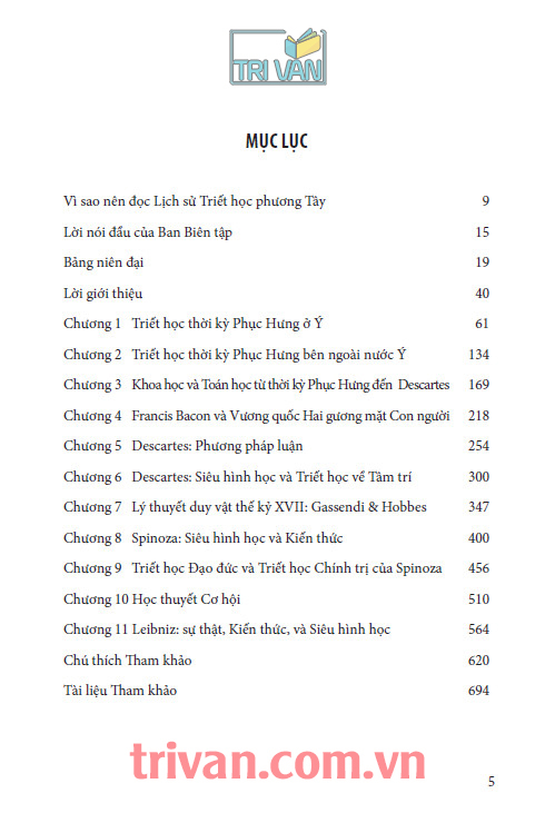 Lịch sử triết học phương Tây - Tập 4: Thời kỳ Phục Hưng và triết học Duy lý thế kỷ XVII
