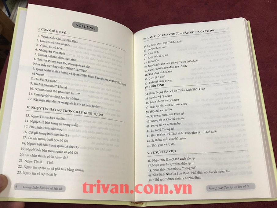 Giảng luận tồn tại và hư vô - Bùi Văn Nam Sơn