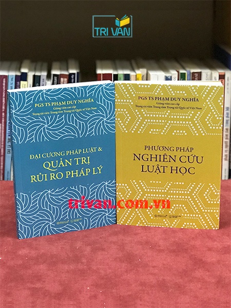 Combo sách Phương pháp nghiên cứu luật học & Đại cương pháp luật và Quản trị rủi ro pháp lý - Phạm Duy Nghĩa