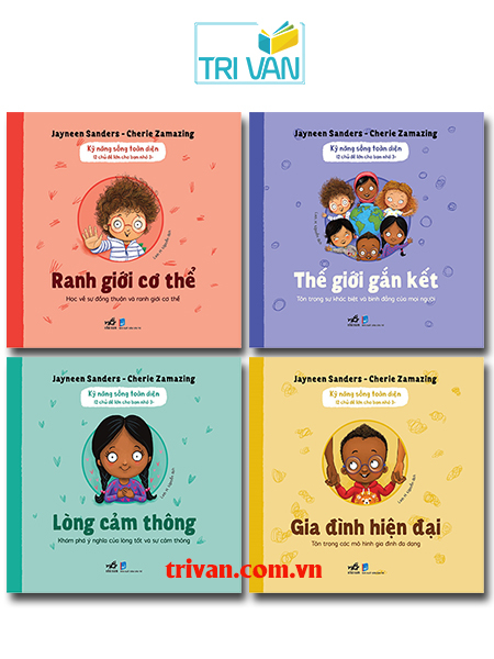 Bộ sách Kỹ năng sống toàn diện - 12 chủ đề lớn cho bạn nhỏ 3+