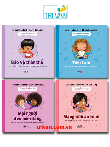 Bộ sách Kỹ năng sống toàn diện - 12 chủ đề lớn cho bạn nhỏ 3+