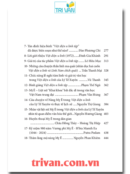 Việt Điện U Linh Tập - Lý Tế Xuyên