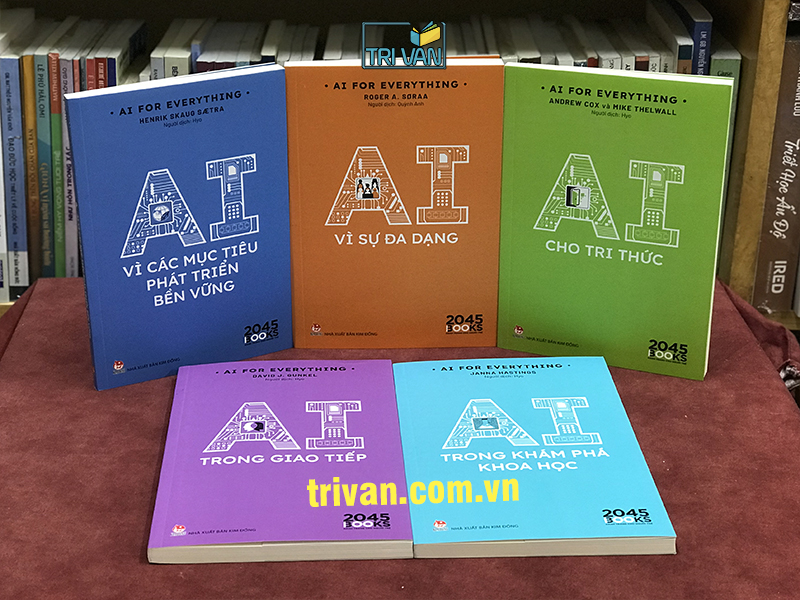 AI For Everything: AI trong giao tiếp - AI cho tri thức - AI trong khám phá khoa học - AI vì sự đa dạng - AI vì các mục tiêu phát triển bền vững (5 quyển)