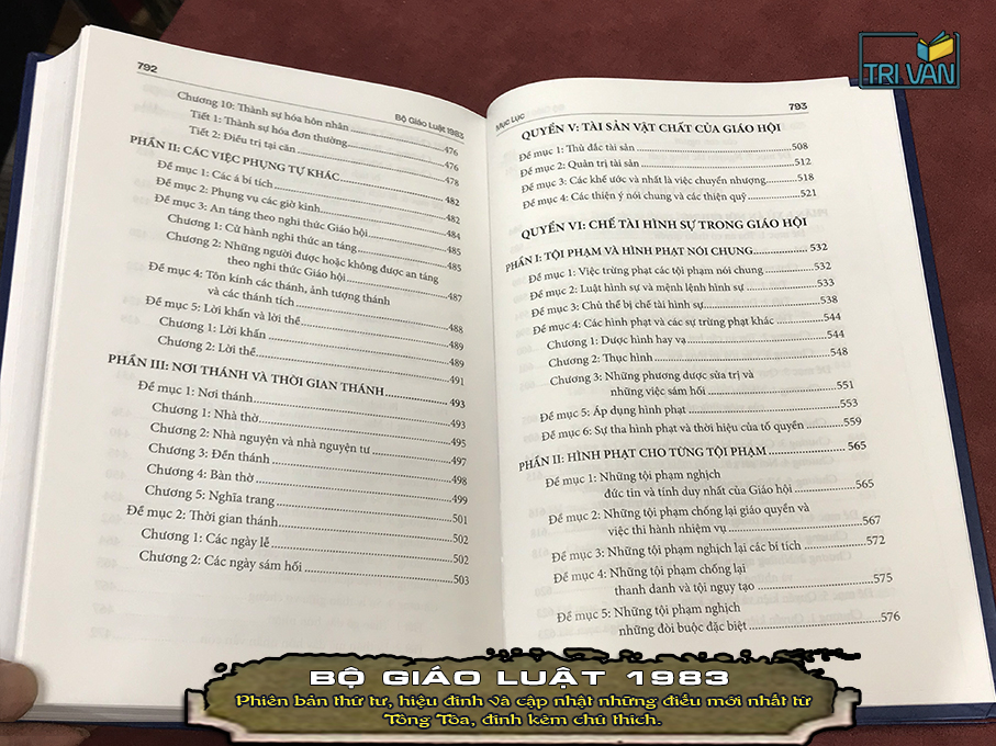 Bộ Giáo Luật 1983 - Cập nhật những canh tân đính kèm chú thích