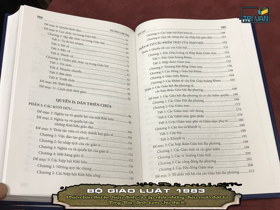 Bộ Giáo Luật 1983 - Cập nhật những canh tân đính kèm chú thích