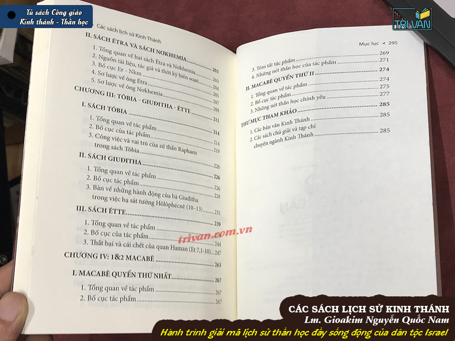 Các sách lịch sử Kinh Thánh - Lm. Gioakim Nguyễn Quốc Nam
