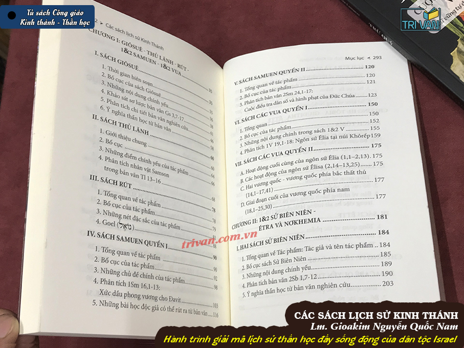 Các sách lịch sử Kinh Thánh - Lm. Gioakim Nguyễn Quốc Nam