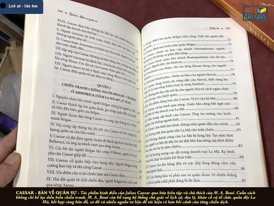 Caesar - Bàn về quân sự - Julius Caesar (Biên tập bởi M. A. Boué)