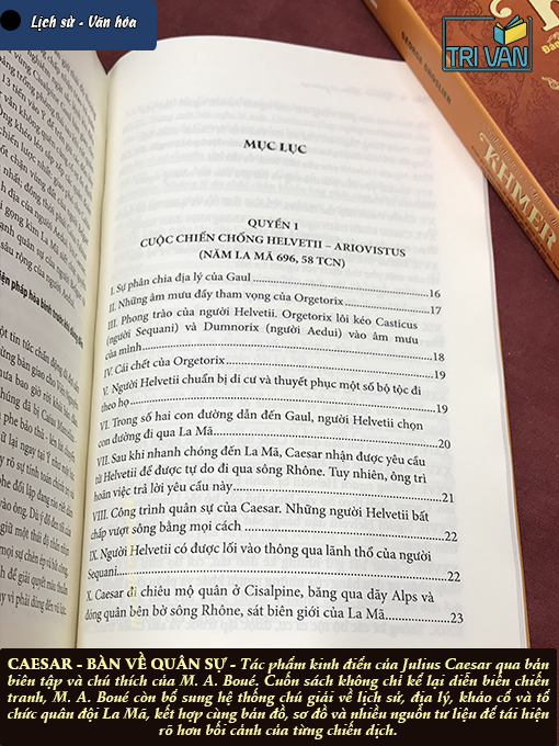 Caesar - Bàn về quân sự - Julius Caesar (Biên tập bởi M. A. Boué)