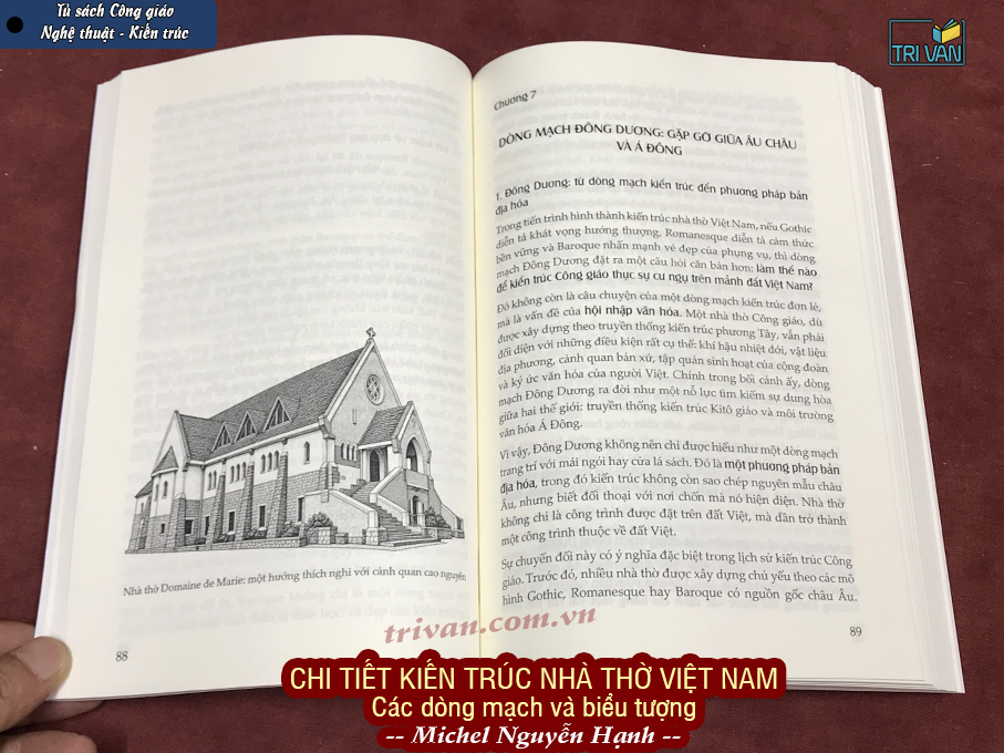 Chi tiết kiến trúc nhà thờ Việt Nam - Các dòng mạch và biểu tượng - Michel Nguyễn Hạnh