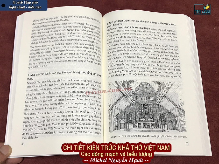 Chi tiết kiến trúc nhà thờ Việt Nam - Các dòng mạch và biểu tượng - Michel Nguyễn Hạnh