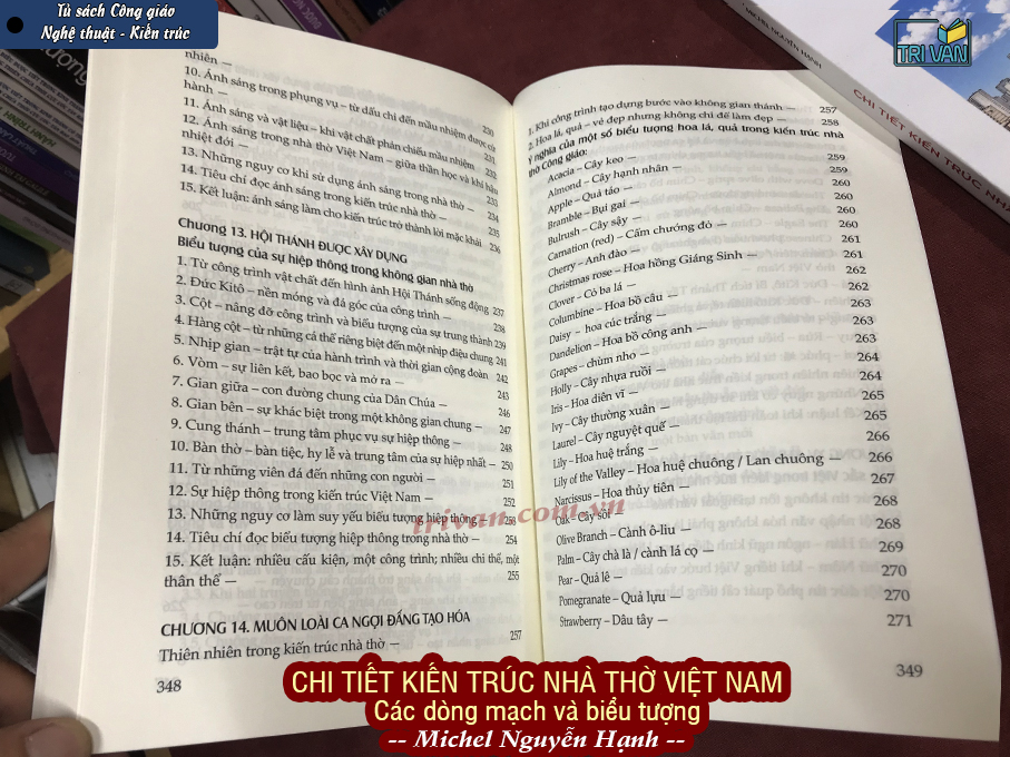 Chi tiết kiến trúc nhà thờ Việt Nam - Các dòng mạch và biểu tượng - Michel Nguyễn Hạnh