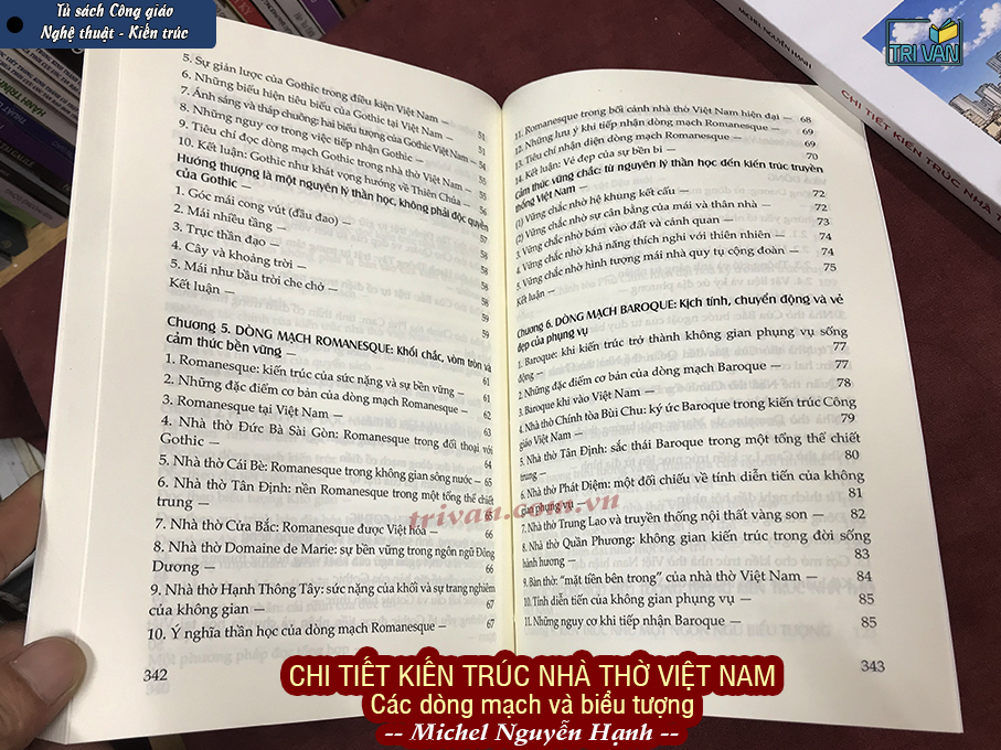 Chi tiết kiến trúc nhà thờ Việt Nam - Các dòng mạch và biểu tượng - Michel Nguyễn Hạnh