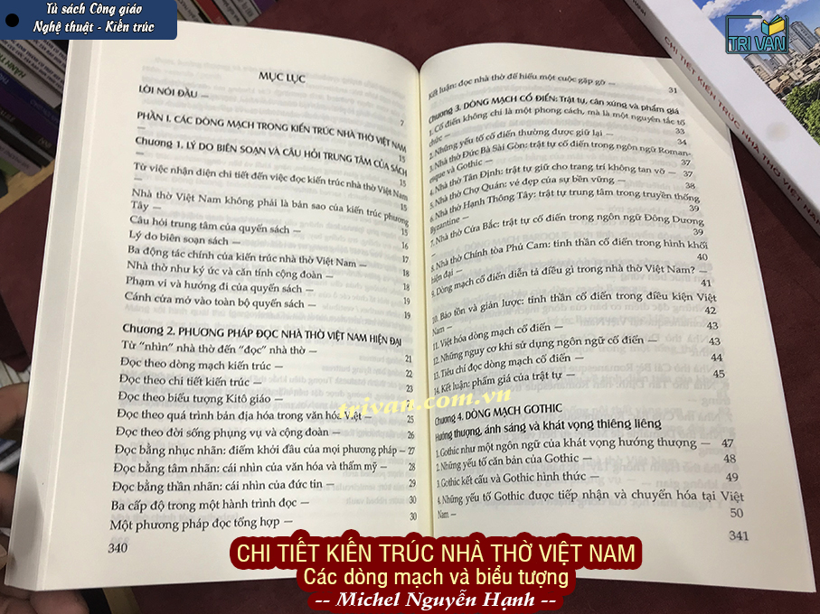 Chi tiết kiến trúc nhà thờ Việt Nam - Các dòng mạch và biểu tượng - Michel Nguyễn Hạnh