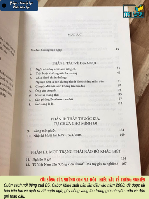 Cõi Sống Của Những Con Ma Đói - Hiểu sâu về chứng nghiện - BS. Gabor Maté