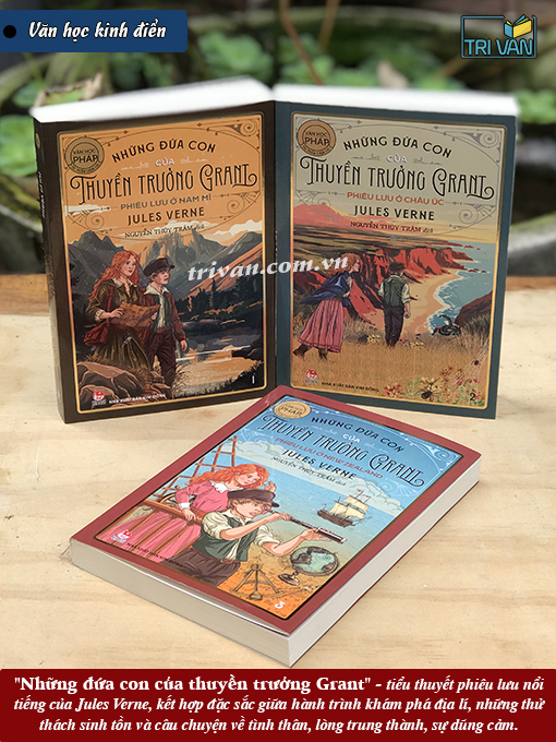 Combo Những đứa con của thuyền trưởng Grant (3 tập) - Jules Verne