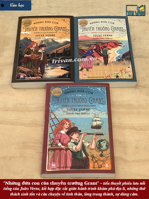 Combo Những đứa con của thuyền trưởng Grant (3 tập) - Jules Verne