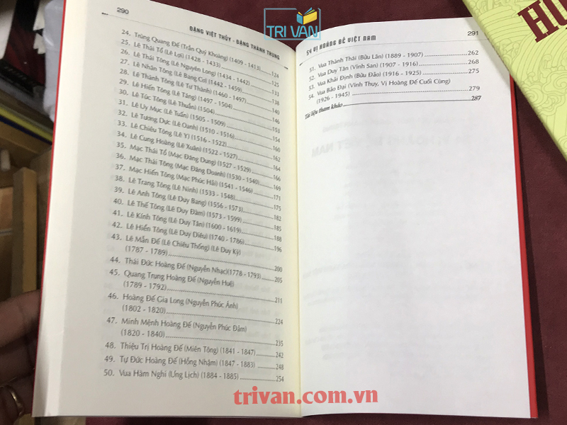 Combo sách 54 Vị Hoàng Đế Việt Nam - 54 Vị Hoàng Hậu Việt Nam - Đặng Việt Thủy - Đặng Thành Trung