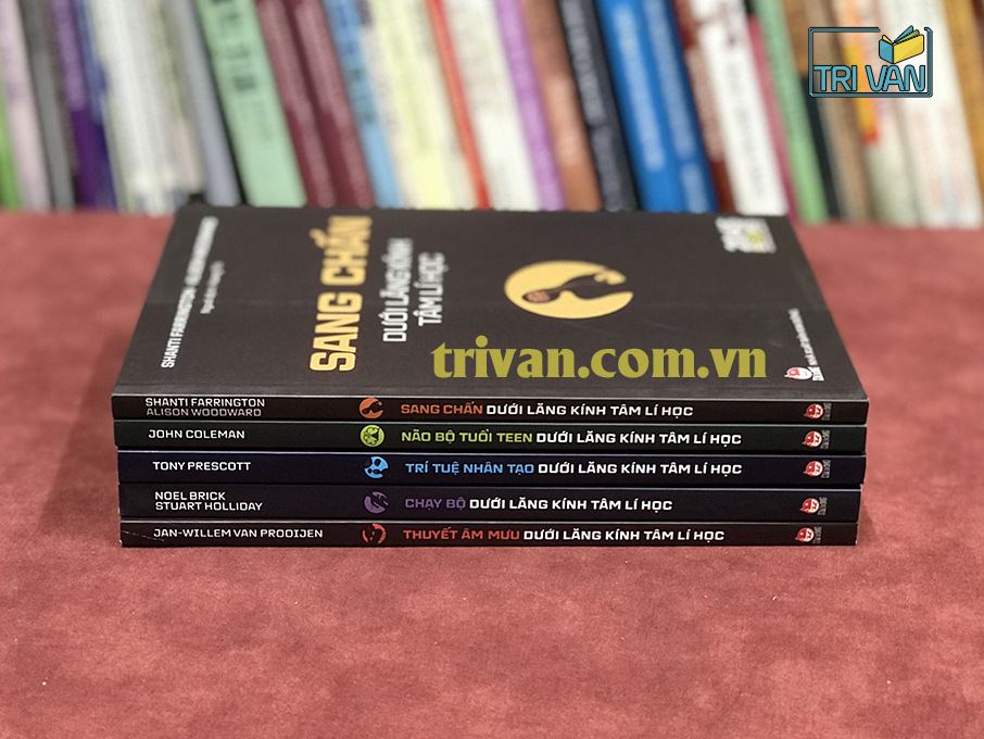 Combo sách Dưới Lăng Kính Tâm Lí Học (5 Cuốn): Sang chấn - Não bộ tuổi teen - Trí tuệ nhân tạo - Thuyết âm mưu - chạy bộ